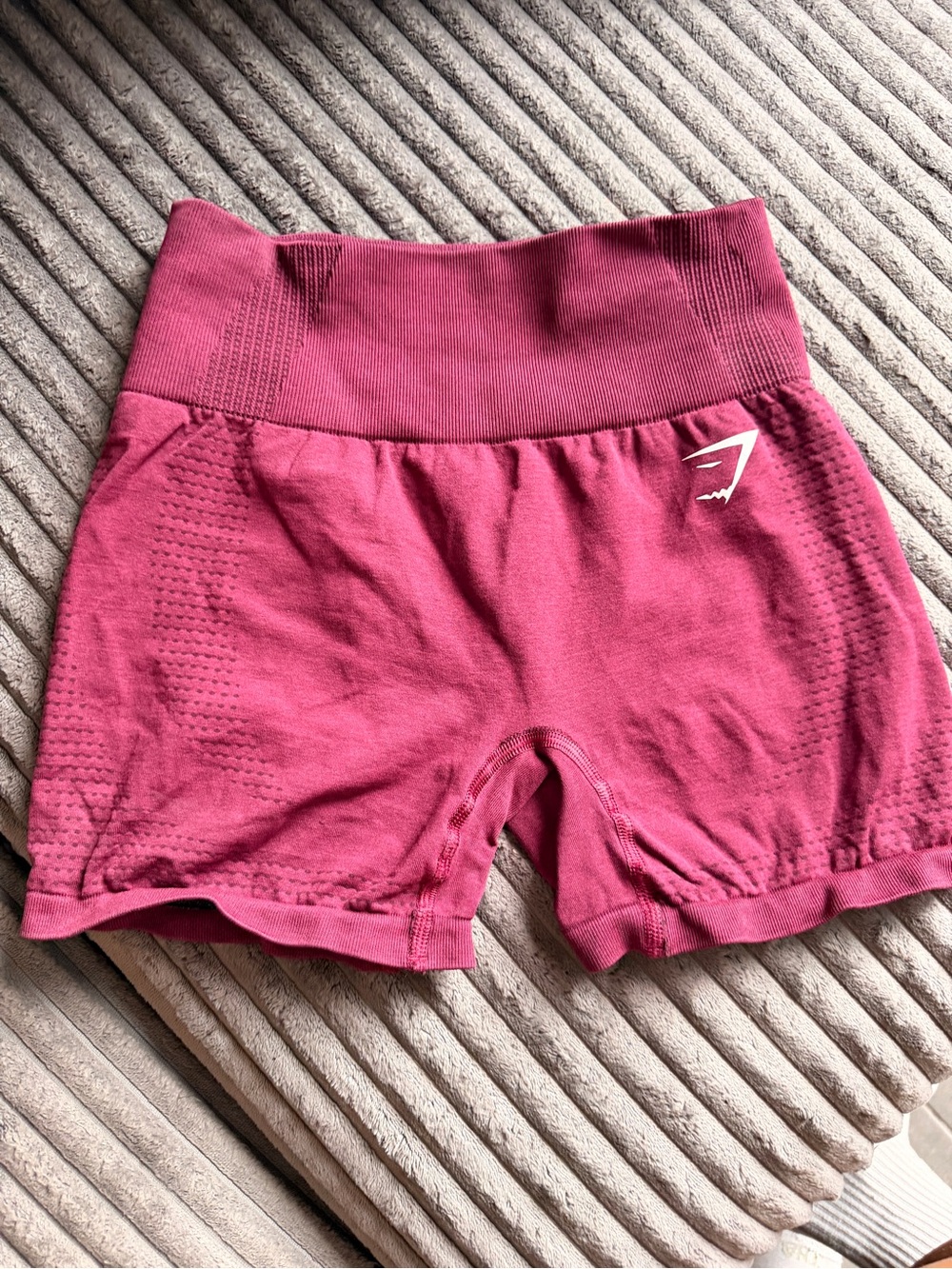Gymshark Seamless High-Waist Bike Shorts — Berry Pink